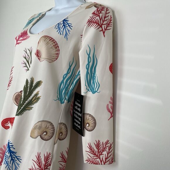 Tuckernuck Bahama Botanical Mara Mini Dress Nautical Beachy Coastal Size Small - Picture 8 of 12